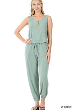 Load image into Gallery viewer, Sleeveless Jogger Jumpsuit
