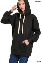 Load image into Gallery viewer, Oversized Hoodie Longline Sweatshirt
