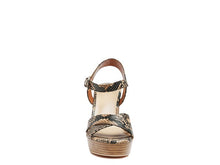 Load image into Gallery viewer, RAG&amp;CO CHYPRE HIGH HEELED BLOCK SANDAL IN TAN
