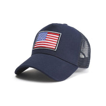 Load image into Gallery viewer, American Flag Unisex Trucker Hat
