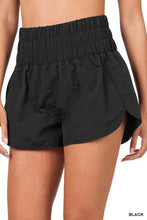 Load image into Gallery viewer, Windbreaker Smocked Waistband Running Shorts
