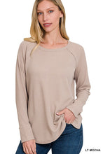 Load image into Gallery viewer, Melage Baby Waffle Long Sleeve Top
