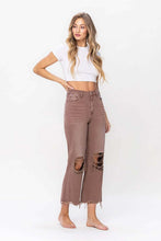 Load image into Gallery viewer, 90&#39;s Vintage Crop Flare Jean
