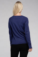 Load image into Gallery viewer, Viscose Round Neck Basic Sweater
