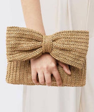 Load image into Gallery viewer, Bow clutch purse
