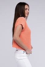 Load image into Gallery viewer, Mock Neck Short Sleeve Cropped Sweater
