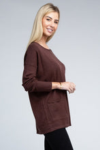 Load image into Gallery viewer, Viscose Front Pockets Sweater
