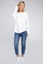 Load image into Gallery viewer, Cotton Raglan Sleeve Thumbhole Top
