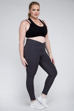 Load image into Gallery viewer, Plus Size V Waist Full Length Leggings
