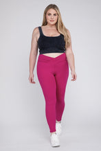 Load image into Gallery viewer, Plus V Waist Full Length Leggings
