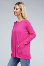 Load image into Gallery viewer, Viscose Front Pockets Sweater
