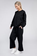 Load image into Gallery viewer, Textured Fabric Top and Pants Casual Set
