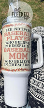 Load image into Gallery viewer, 40oz Custom Baseball Mom Cup
