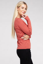Load image into Gallery viewer, Viscose Round Neck Basic Sweater

