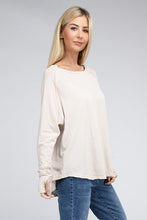 Load image into Gallery viewer, Cotton Raglan Sleeve Thumbhole Top
