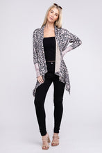 Load image into Gallery viewer, Leopard Print Open Front Cardigan
