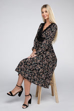 Load image into Gallery viewer, Contrast Lace Floral Print Dress
