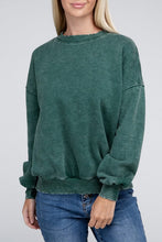 Load image into Gallery viewer, Acid Wash Fleece Oversized Pullover
