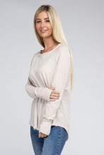 Load image into Gallery viewer, Cotton Raglan Sleeve Thumbhole Top
