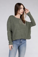 Load image into Gallery viewer, Ribbed Dolman Long Sleeve Sweater
