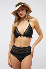 Load image into Gallery viewer, Solid Bikini Set With Pompom
