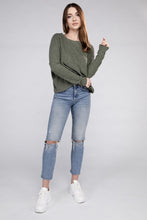 Load image into Gallery viewer, Ribbed Dolman Long Sleeve Sweater
