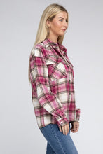 Load image into Gallery viewer, Plaid Front Pocket Shacket
